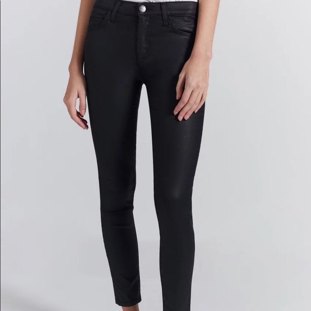 CURRENT/ELLIOTT:Stiletto Skinny Black Coated Sz:31 - Picture 4 of 6